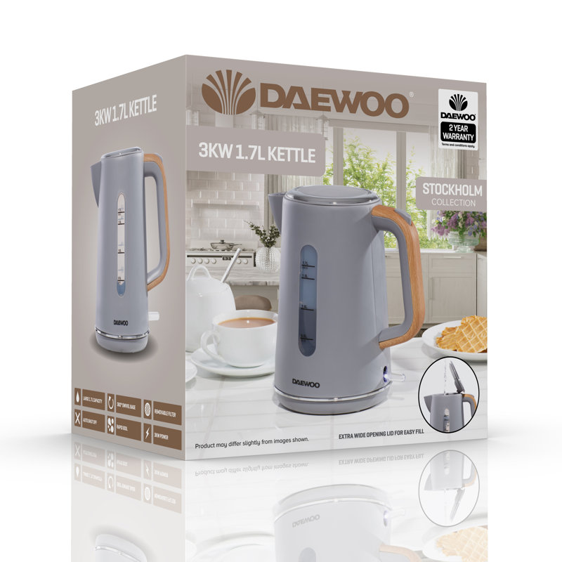 Daewoo Stockholm 1.7L Electric Kettle Daewoo Stockholm 1.7L Electric Kettle